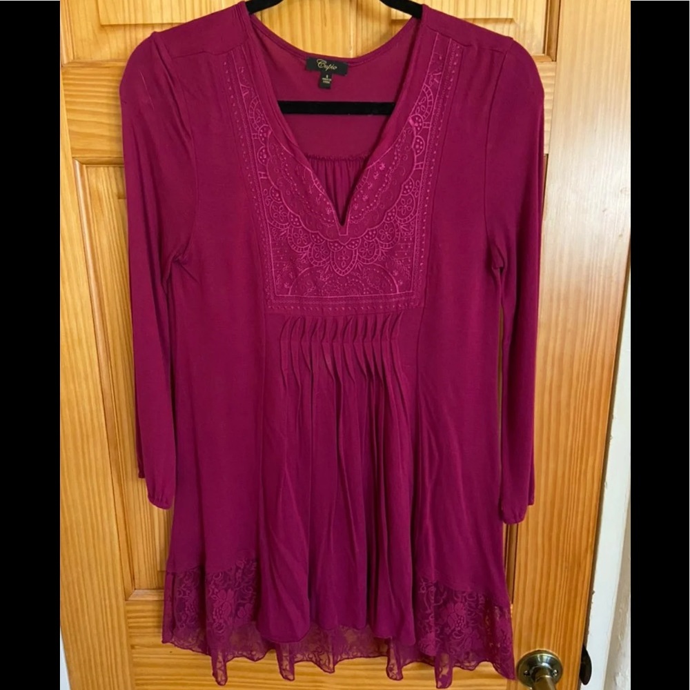 Wine Tunic Size S